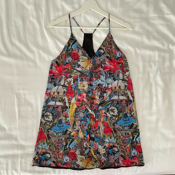Alice Olivia Fierra Y Back Silk Tank Dress, XS, Barely Worn, Perfect Condition - Picture 2 of 9